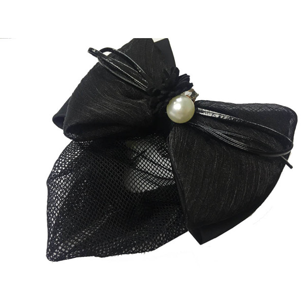 Ribbon Hair Net with Clip 